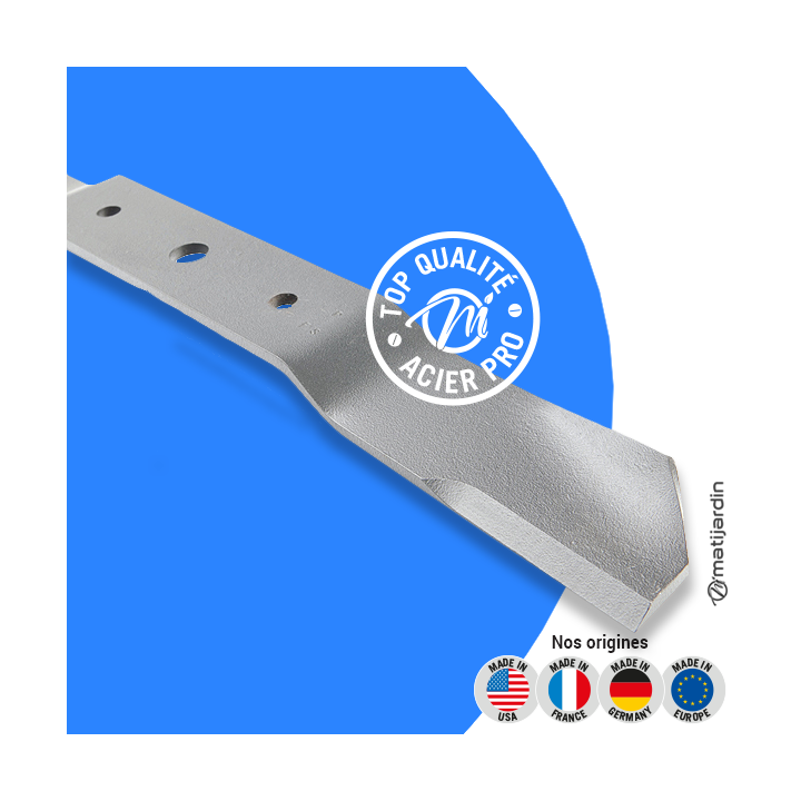 Lame tondeuse pour Daloz Kiva. N° 1907. Coupe 50,5 cm