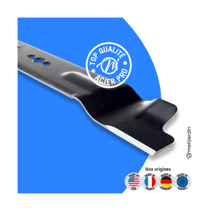 Lame tondeuse pour Marazzini Erma 753. N° 10 1408 50. Coupe 52,5 cm