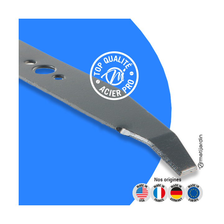 Lame tondeuse pour Flymo E30-02. N° 513605601. Coupe 30 cm