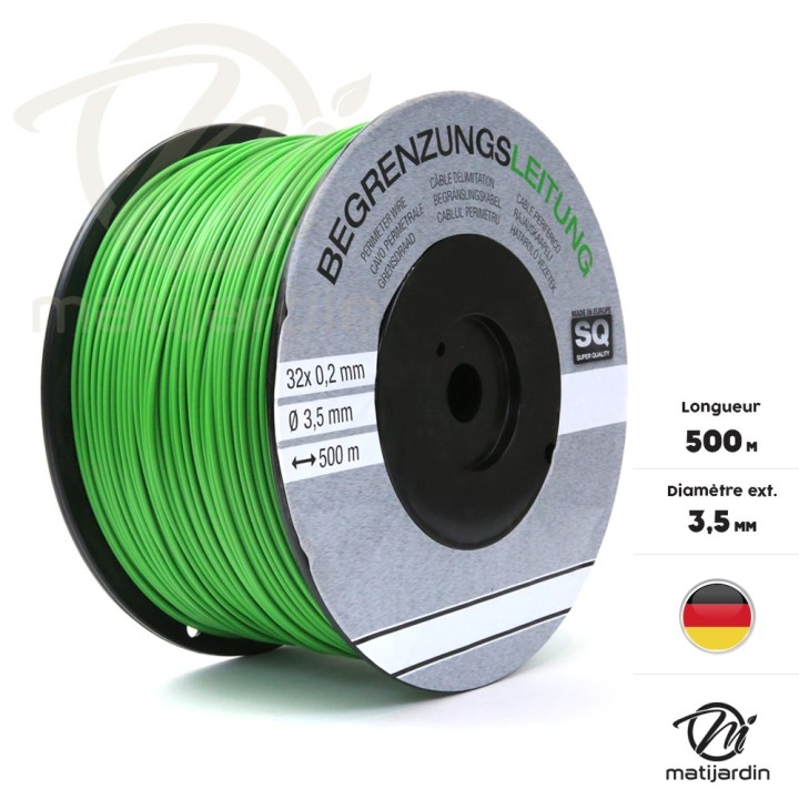 Câble spécial pour tondeuse robot 500m x 3,5mm