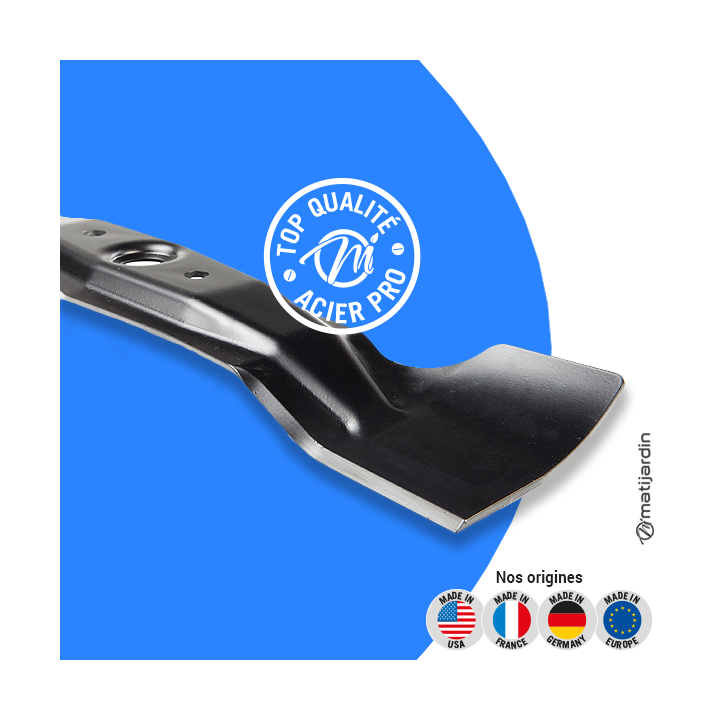 Lame tondeuse pour Honda HR 475. N° 72511-VE0-741. Coupe 47,5 cm