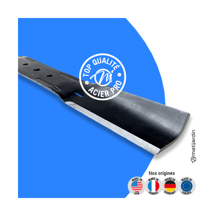 Lame tondeuse pour Honda H3011. N° 72511763A00. Coupe 75 cm