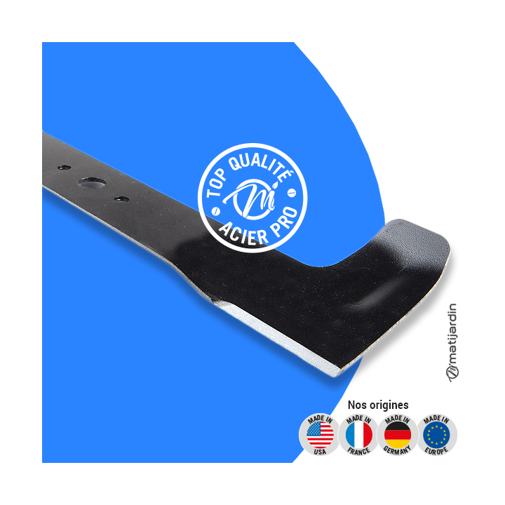 Lame tondeuse pour Iseki SW4648A. N° 81004346/2. Coupe 46 cm