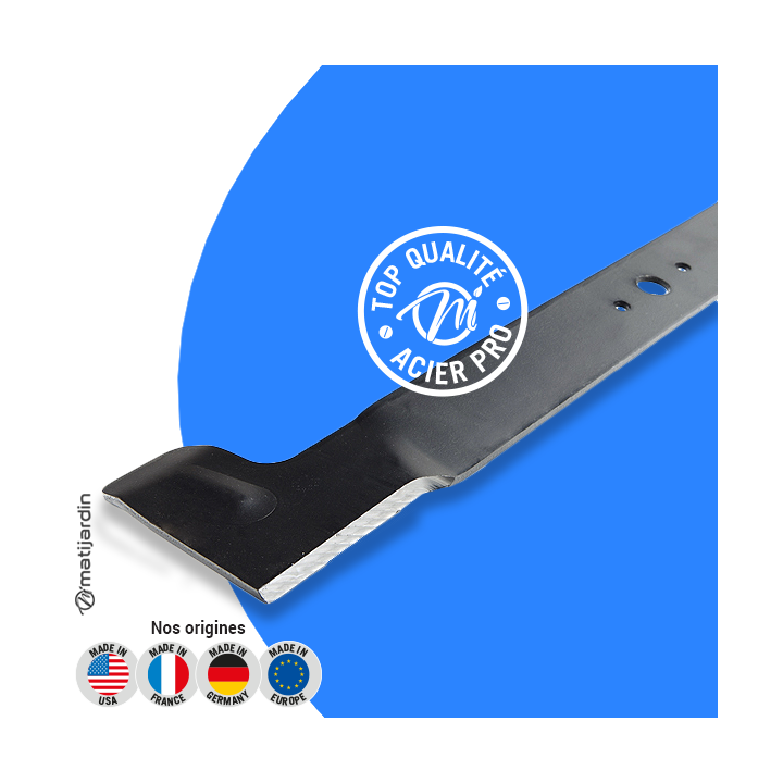 Lame tondeuse pour Stiga Estates Pro20. N° 82004343/0. Coupe 62 cm