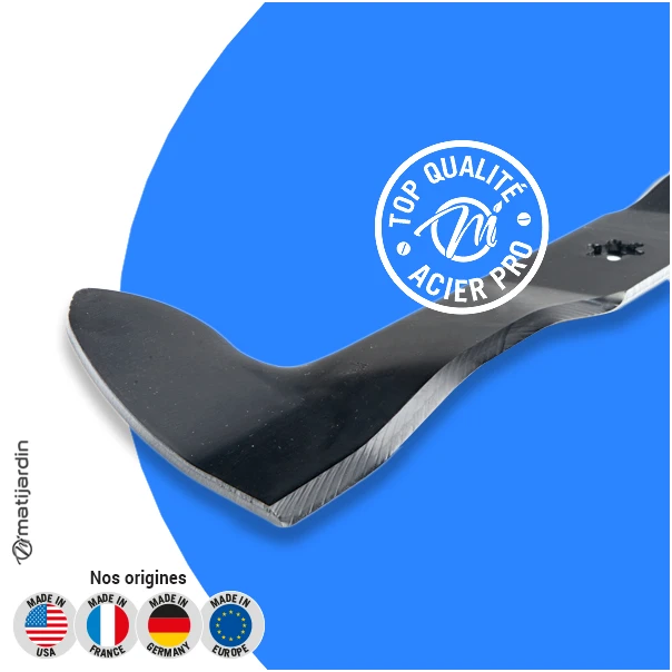 Lame tondeuse pour Husqvarna CT135. N° 532 42 63-22. Coupe 46 cm