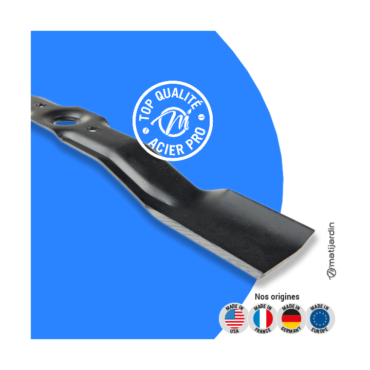 Lame tondeuse pour Honda HRM 215. N° 72511-VG3-000. Coupe 53 cm