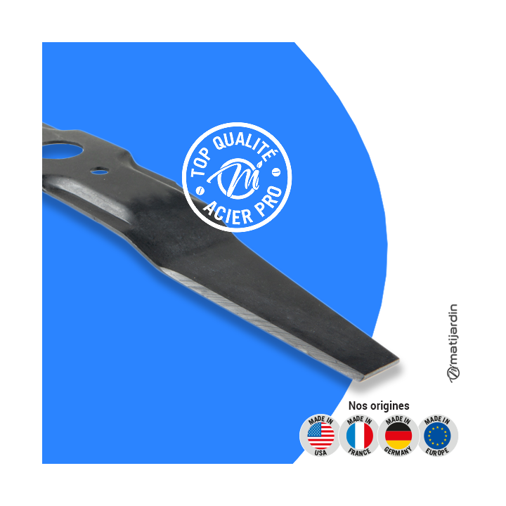 Lame tondeuse pour Honda HRX 537. N° 72531-VE2-010. Coupe 53 cm