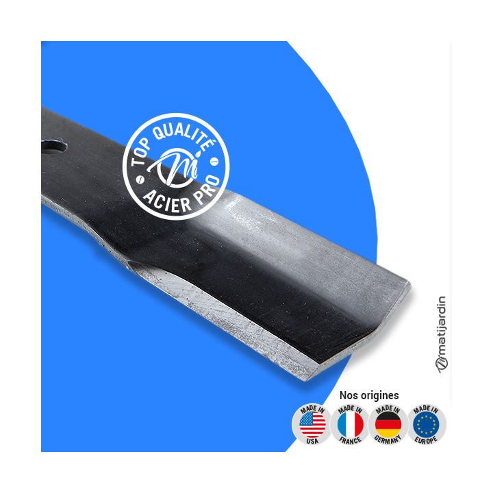 Lame tondeuse pour Toro GroundMaster 117. N° 54-0010-03. Coupe 39,5 cm