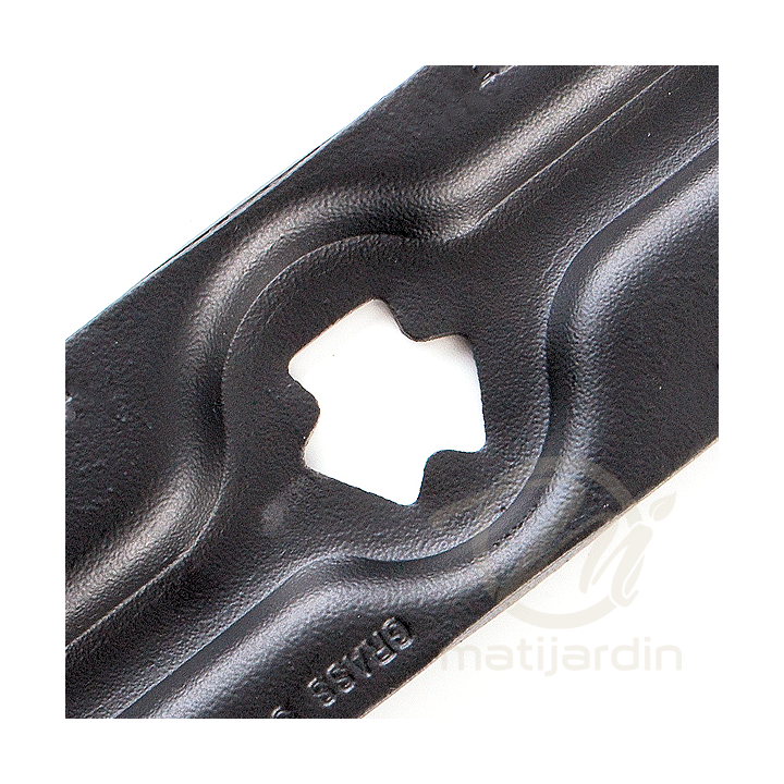 Lame tondeuse pour MTD RZT50. N° 942-04053A. Coupe 45,4 cm