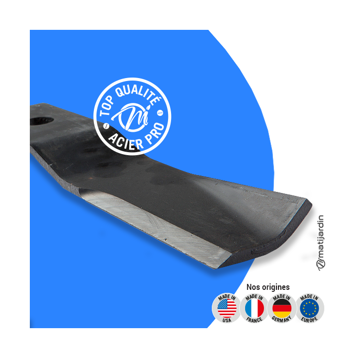 Lame tondeuse pour Kubota RCK60-B23BX. N° K5371-34340. Coupe 52 cm