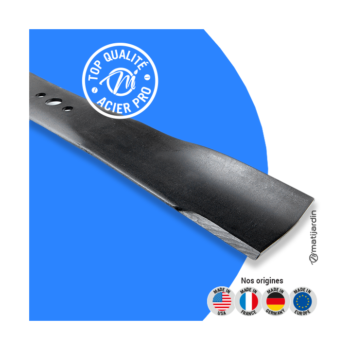 Lame tondeuse pour Jonsered 555RDE. N° 531006062. Coupe 55,9 cm