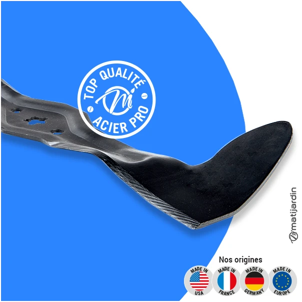 Lame tondeuse pour Husqvarna CTH150XP. N°5321687-10. Coupe 54,3 cm