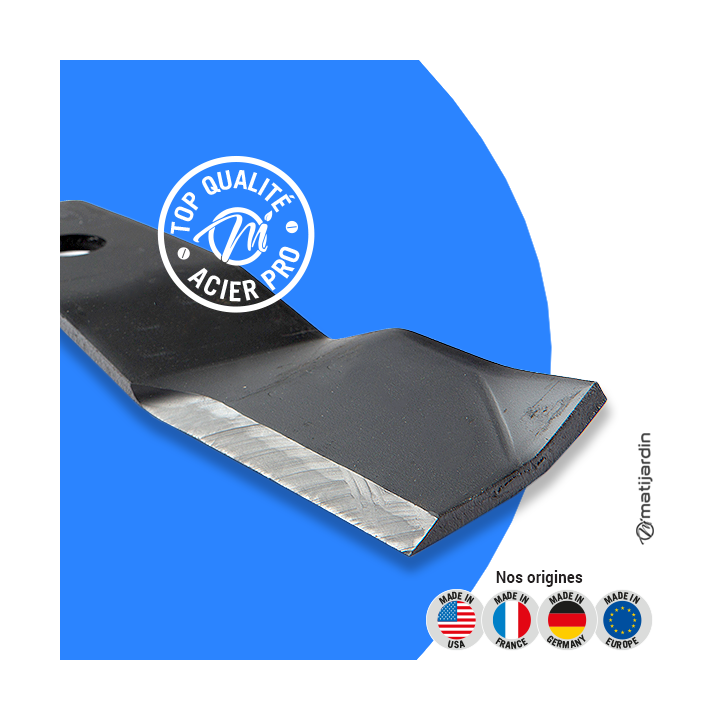 Lame tondeuse pour John Deere 7 iron. N° TCU14939. Coupe 43,2 cm