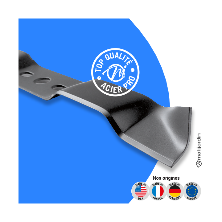 Lame tondeuse pour ALKO Silver 4700 BR Limited. N° 527494. Coupe 46,3 cm