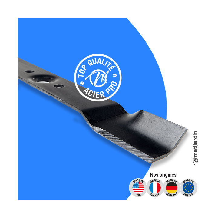 Lame tondeuse pour Honda HRA 2150. N° 72511-VB3-E41. Coupe 53 cm