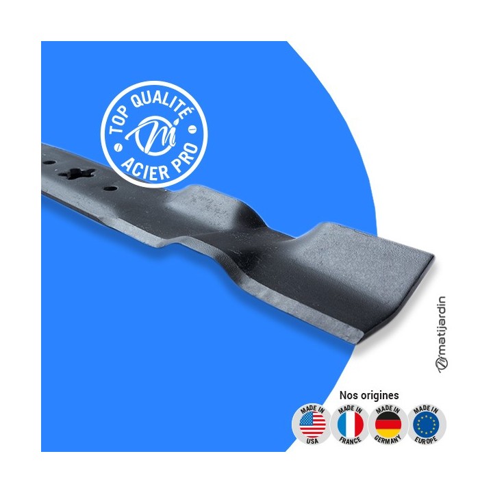 Lame tondeuse pour AYP/Roper PD17542LT. N° 139775. Coupe 53,8 cm