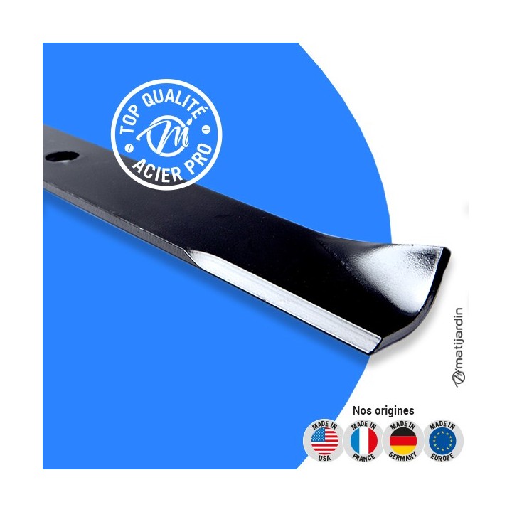 Lame tondeuse pour Iseki FM160. N° FM 041-50. Coupe 56 cm