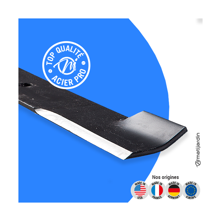 Lame tondeuse pour Scag 61". N° 481708. Coupe 53,3 cm