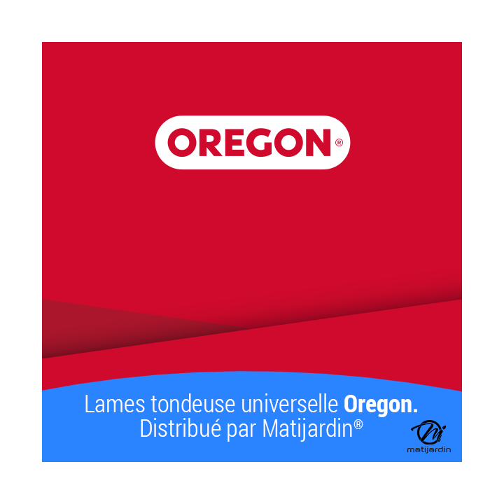 Lame tondeuse universelle Oregon galbée Gator Mulcher™. Coupe 50,2 cm