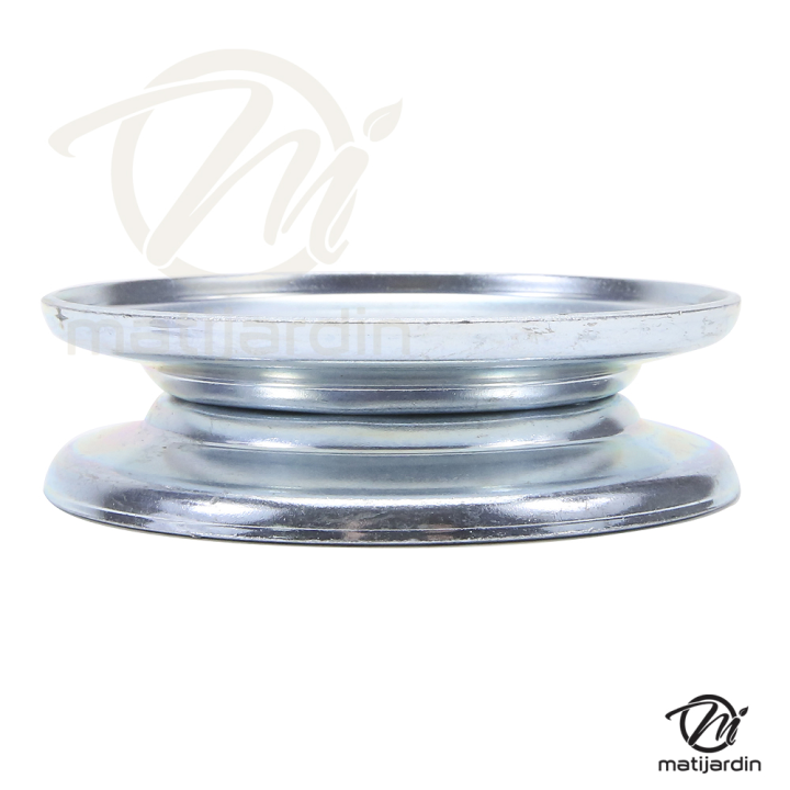 Poulie diam 102 mm larg. 20,5 mm à gorge type "V" axe 9,5 mm