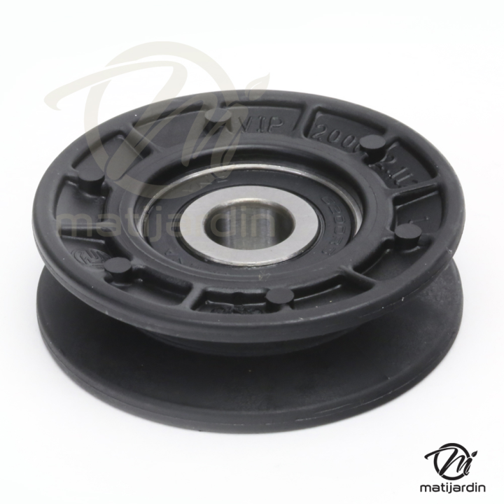 Poulie diamètre 51 mm larg 16 composite type "V" axe 10 mm