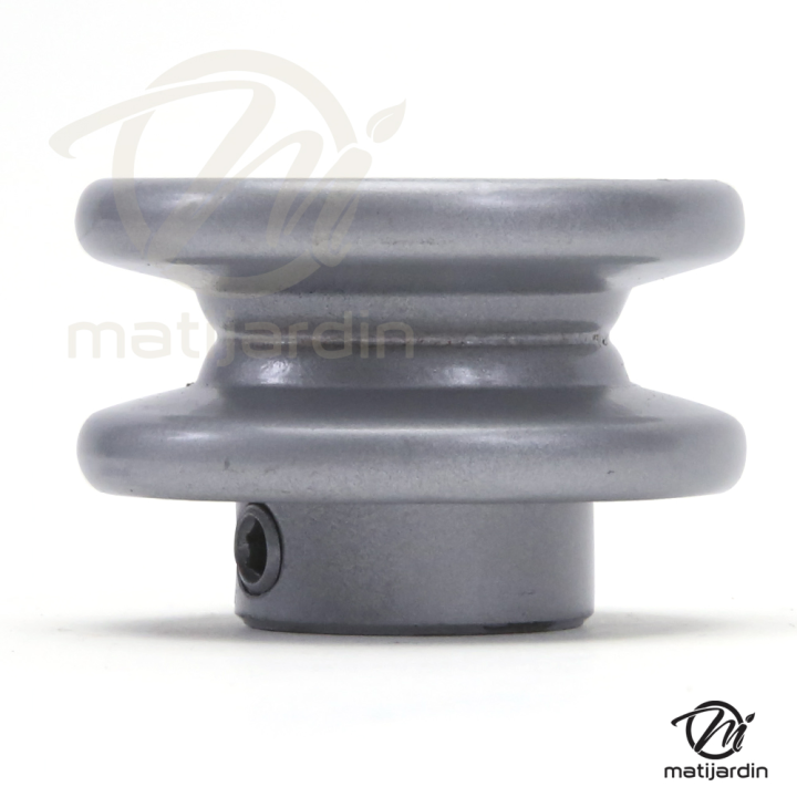 Poulie diam 51 mm larg. 23 mm à gorge type "V" axe 12,7 mm