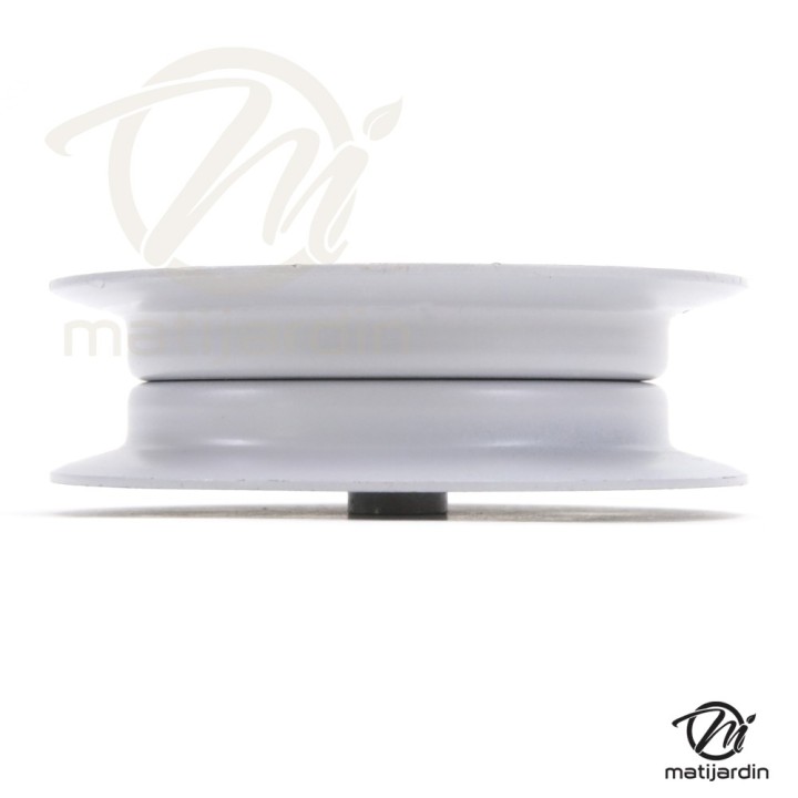 Poulie pour MTD gorge plate. N°756-0437, 956-0437. Ø 79 mm. Diamètre rebord 102 mm