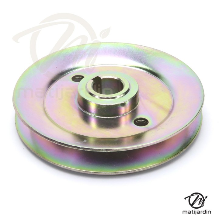 Poulie pour Castelgarden gorge en V. N° 25601563/0. Ø 126 mm. Largeur 25 mm