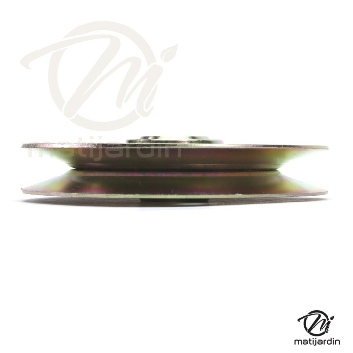 Poulie pour Castelgarden gorge en V. N° 25601563/0. Ø 126 mm. Largeur 25 mm