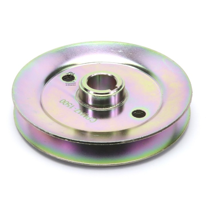 Poulie pour Castelgarden gorge en V. N° 25601563/0. Ø 126 mm. Largeur 25 mm