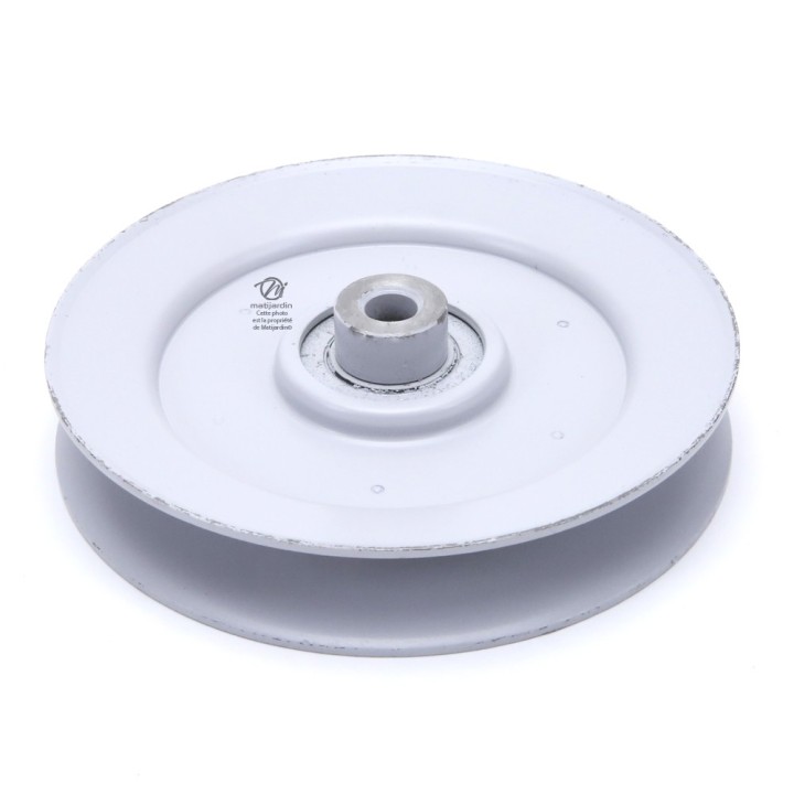 Poulie pour Bunton gorge en V avec roulement renforcé. N° PL8540A. Ø 125 mm. Largeur 24 mm