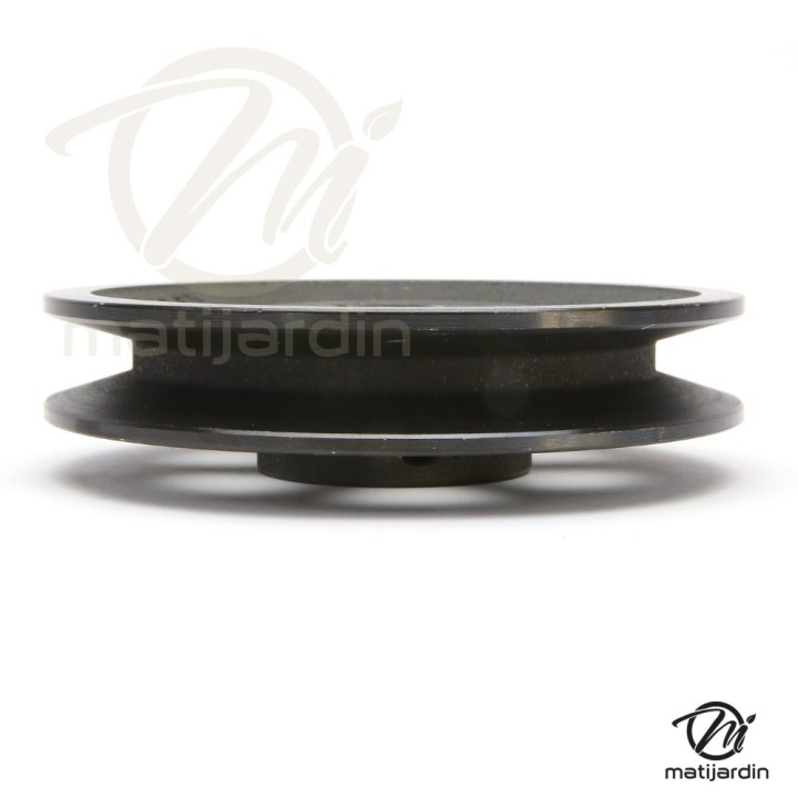 Poulie pour Bobcat/Ramsomes gorge en V. N° 38022B. Ø 126 mm. Largeur 22 mm