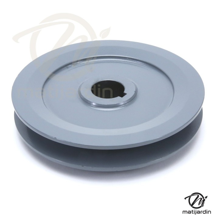 Poulie pour Bobcat/Ramsomes gorge en V. N°31011B. Ø 146 mm. Largeur 22,5 mm