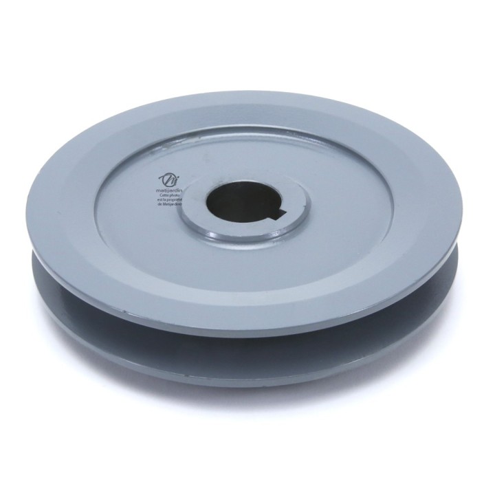 Poulie pour Bobcat/Ramsomes gorge en V. N°31011B. Ø 146 mm. Largeur 22,5 mm