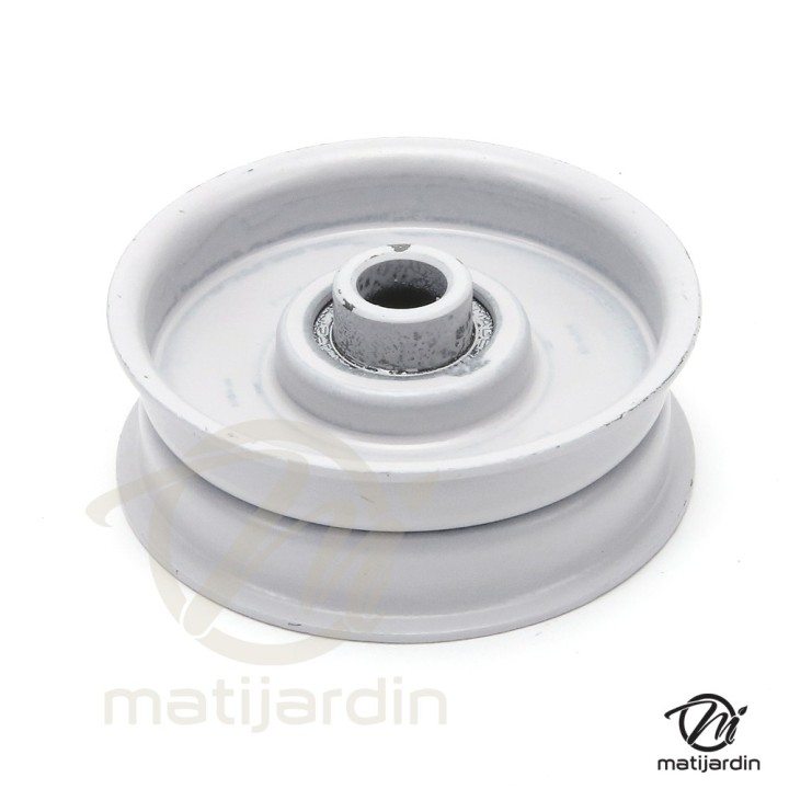 Poulie gorge plate acier sur roulement. Ø 63 mm. N° origine 78744