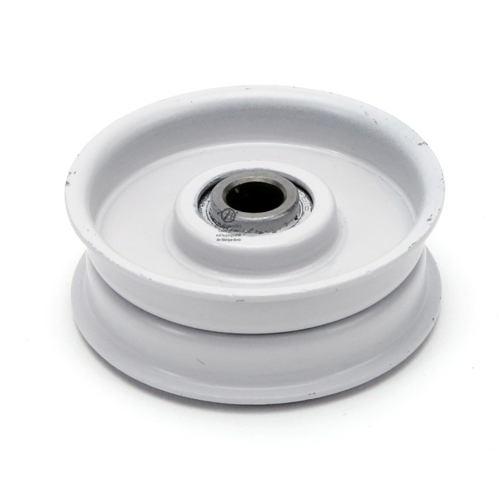 Poulie gorge plate acier sur roulement. Ø 63 mm. N° origine 78744