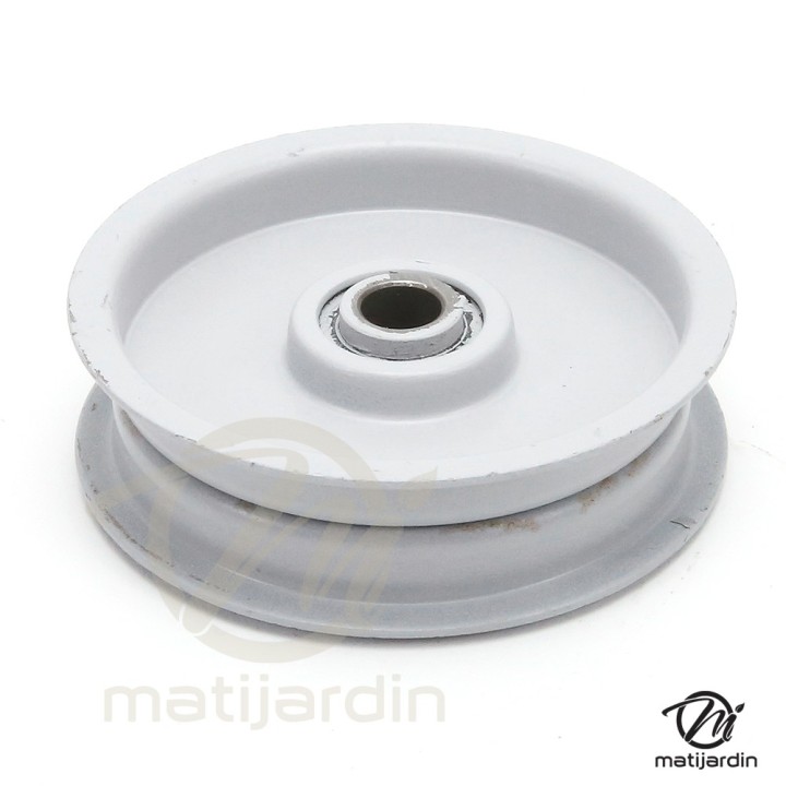 Poulie gorge plate acier sur roulement. Ø 79 mm. N° origine 67400