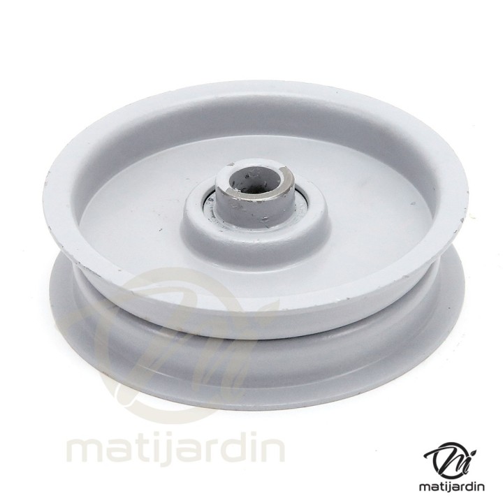 Poulie gorge plate acier sur roulement. Ø 79 mm. N° origine 67400