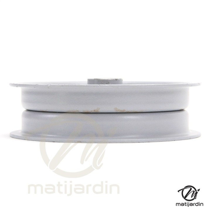 Poulie gorge plate acier sur roulement. Ø 79 mm. N° origine 67400