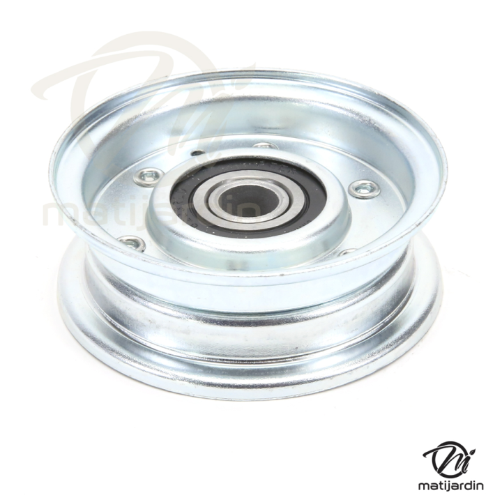 Poulie diam 70 mm larg. 22,2 mm à gorge type "plate" axe 12,7 mm