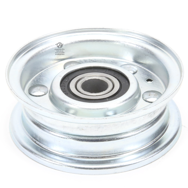 Poulie diam 70 mm larg. 22,2 mm à gorge type "plate" axe 12,7 mm