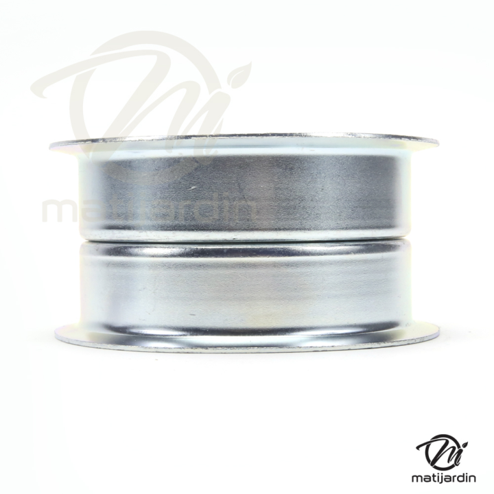 Poulie diam 102 mm larg. 51 mm à gorge type "plate" axe 9,5 mm