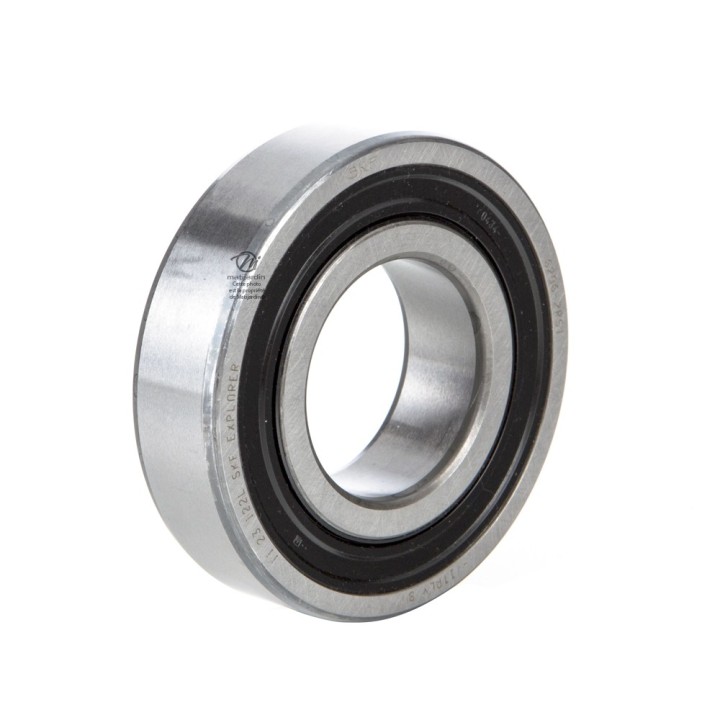 Roulement à billes 6206-2RS. Double étanchéité. Ø 62 mm. SKF