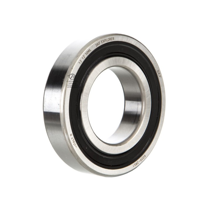 Roulement à billes 6209-2RS. Double étanchéité. Ø 85 mm. FAG