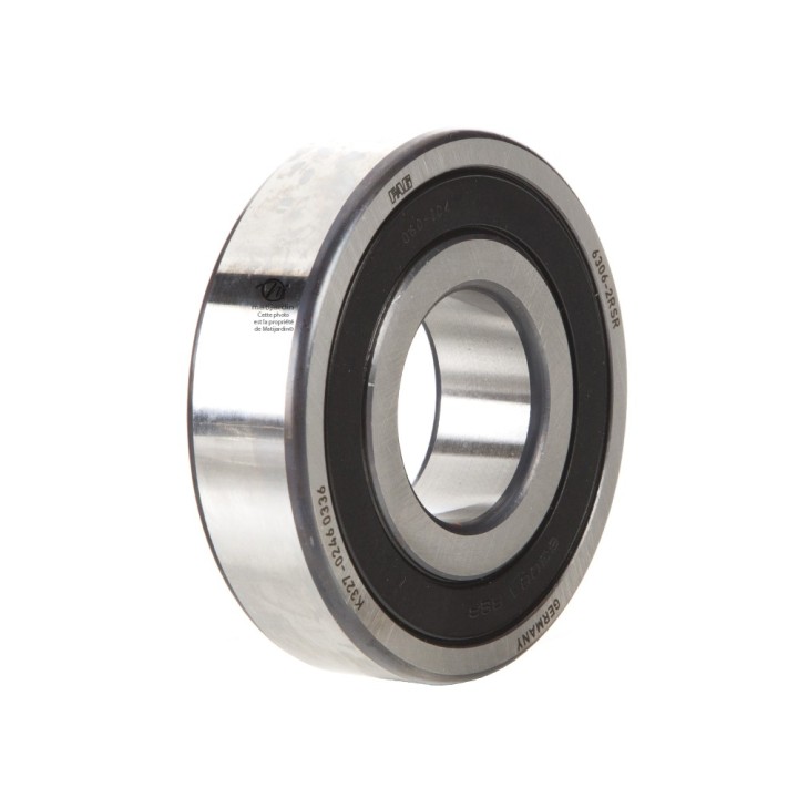 Roulement à billes 6306-2RS. Double étanchéité. Ø 72 mm. SKF