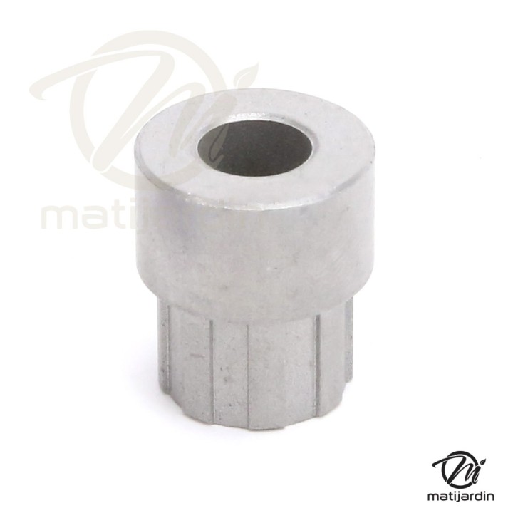 Bague d'adaptation pour poulies. Diamètre intérieur 12,7 mm. Diamètre extérieur 17,5 mm. Hauteur 24,6 mm