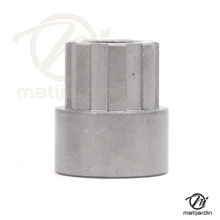 Bague d'adaptation pour poulies. Diamètre intérieur 12,7 mm. Diamètre extérieur 17,5 mm. Hauteur 24,6 mm