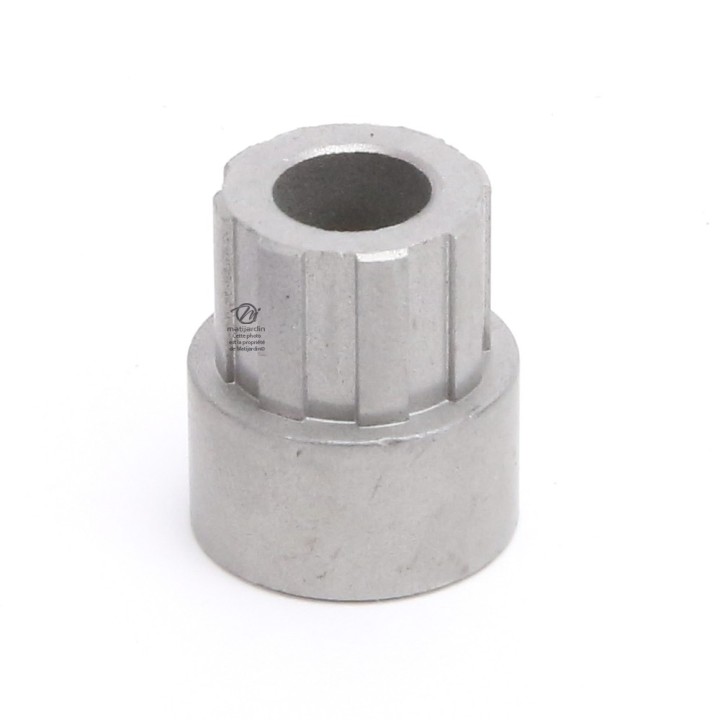 Bague d'adaptation pour poulies. Diamètre intérieur 12,7 mm. Diamètre extérieur 17,5 mm. Hauteur 24,6 mm