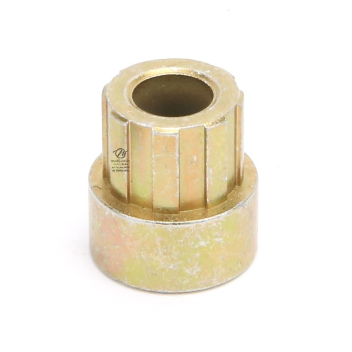 Bague d'adaptation pour poulies. Diamètre intérieur 9,5 mm. Diamètre extérieur 17,5 mm. Hauteur 22,2 mm