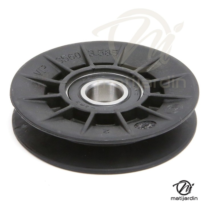 Poulie composite Ø 90 mm à gorge en V. VIP3560-3.585